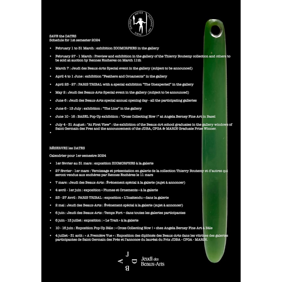 Galerie Meyer Schedule for 1st Semester 2024